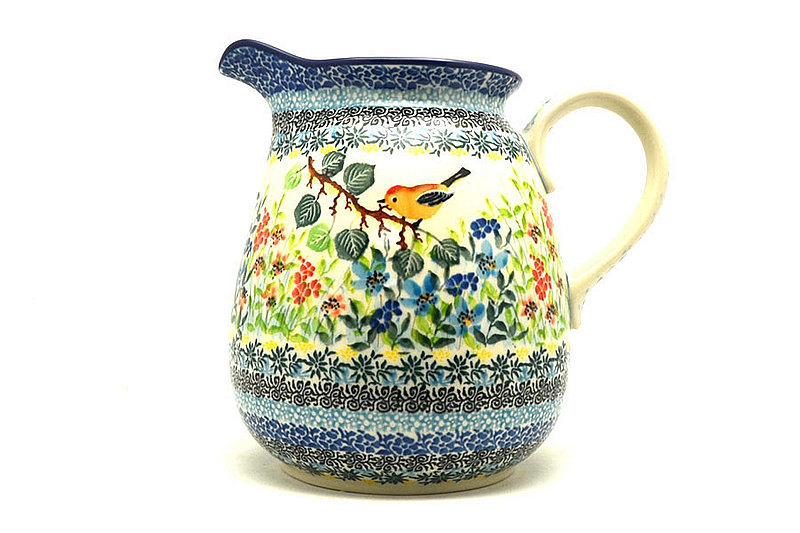 Ceramika Artystyczna Polish Pottery Pitcher - 2 quart - Unikat Signature U5098 082-U5098 (Ceramika Artystyczna)