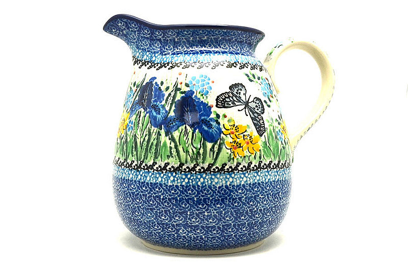 Ceramika Artystyczna Polish Pottery Pitcher - 2 quart - Unikat Signature U5132 082-U5132 (Ceramika Artystyczna)