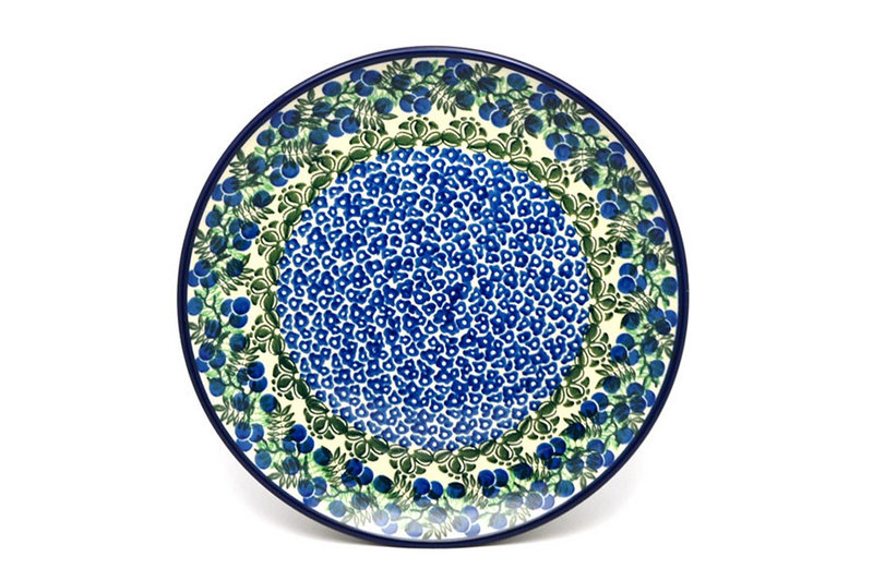 Ceramika Artystyczna Polish Pottery Plate - 10" Dinner - Huckleberry 257-1413a (Ceramika Artystyczna)