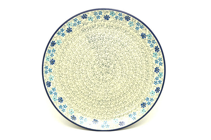 Polish Pottery Plate - 10" Dinner - Sea Blossom