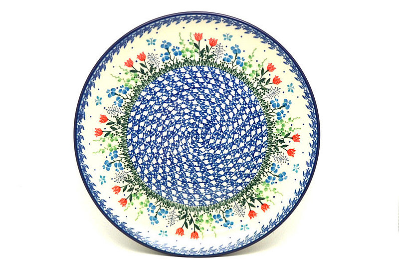 Ceramika Artystyczna Polish Pottery Plate - 10" Dinner - Tulip Horizon 257-2903a (Ceramika Artystyczna)