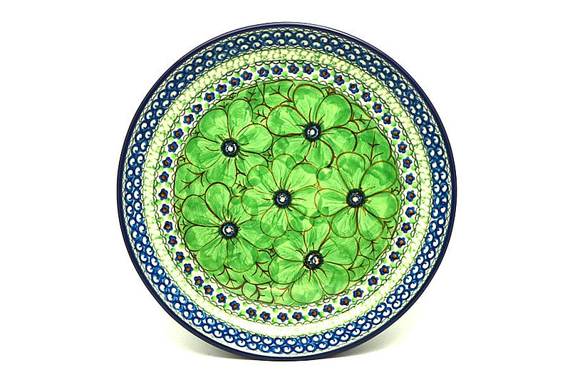 Ceramika Artystyczna Polish Pottery Plate - 9 1/2" Luncheon - Unikat Signature U408A 302-U408A (Ceramika Artystyczna)