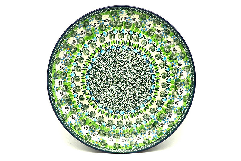 Ceramika Artystyczna Polish Pottery Plate - 9 1/2" Luncheon - Unikat Signature U4795 302-U4795 (Ceramika Artystyczna)