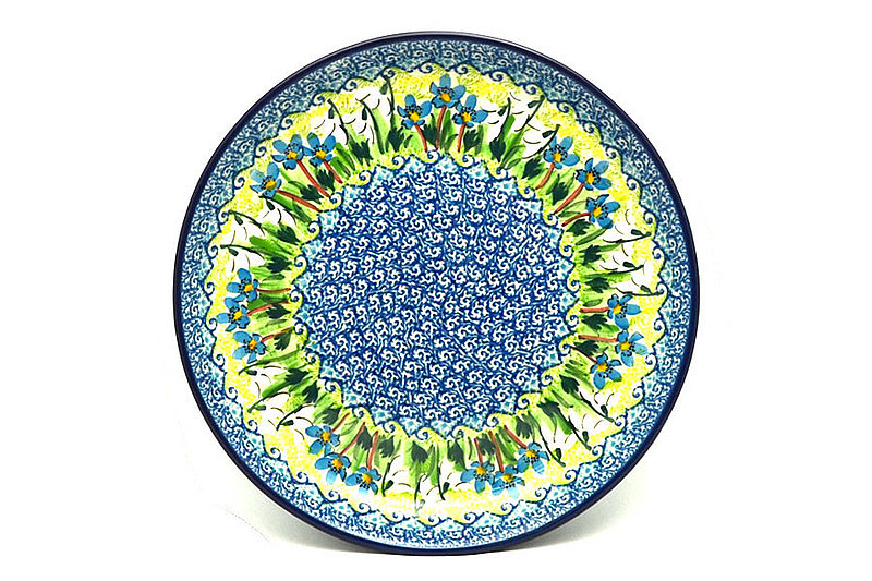 Ceramika Artystyczna Polish Pottery Plate - 9 1/2" Luncheon - Unikat Signature U5071 302-U5071 (Ceramika Artystyczna)