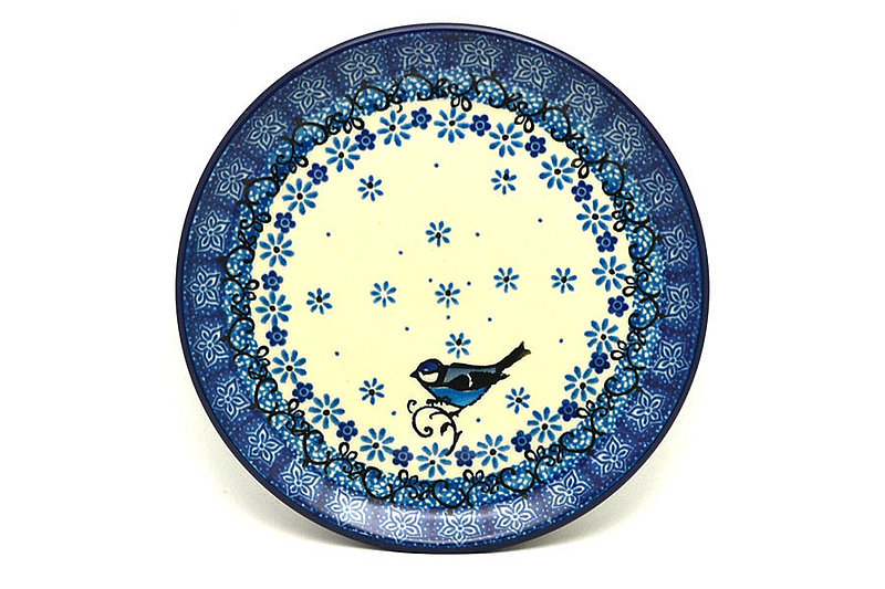 Polish Pottery Plate - Bread & Butter (6 1/4") - Bluebird