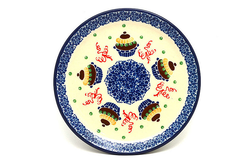 Ceramika Artystyczna Polish Pottery Plate - Bread & Butter (6 1/4") - Cupcake 261-1597a (Ceramika Artystyczna)