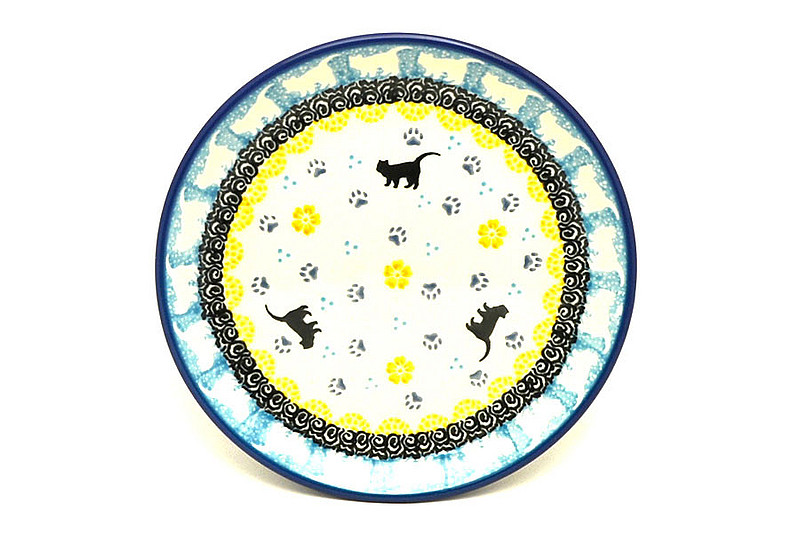 Ceramika Artystyczna Polish Pottery Plate - Bread & Butter (6 1/4") - Purr-snickety 261-2153a (Ceramika Artystyczna)