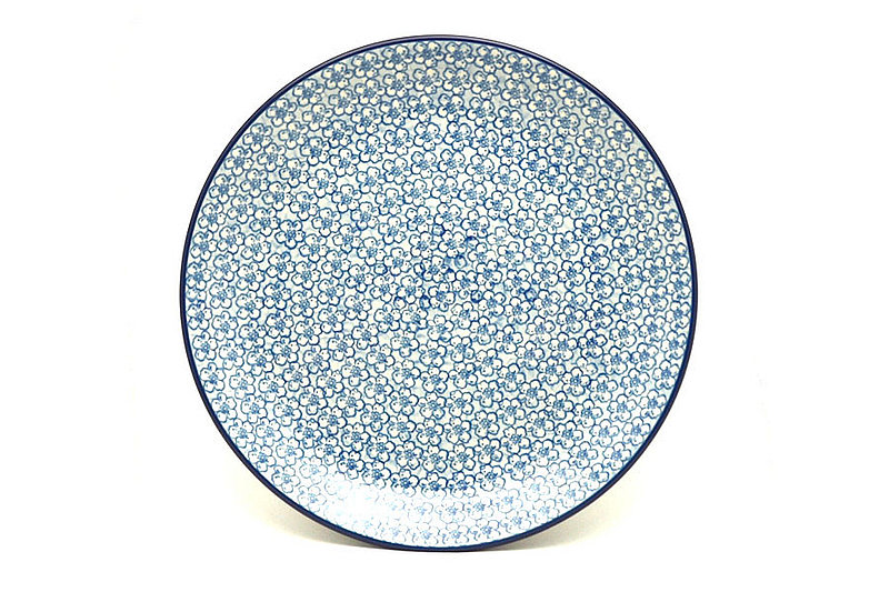 Ceramika Artystyczna Polish Pottery Plate - Dinner (10 1/2") - Daisy Flurry 223-2176a (Ceramika Artystyczna)