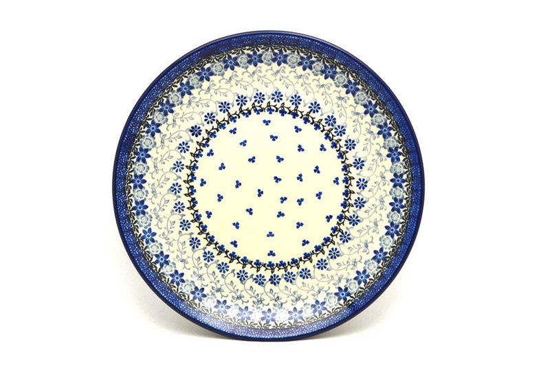 Polish Pottery Plate - Dinner (10 1/2") - Silver Lace