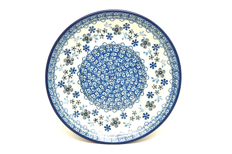 Polish Pottery Plate - Salad/Dessert (7 3/4") - Blue Horizon