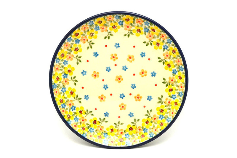 Polish Pottery Plate - Salad/Dessert (7 3/4") - Buttercup