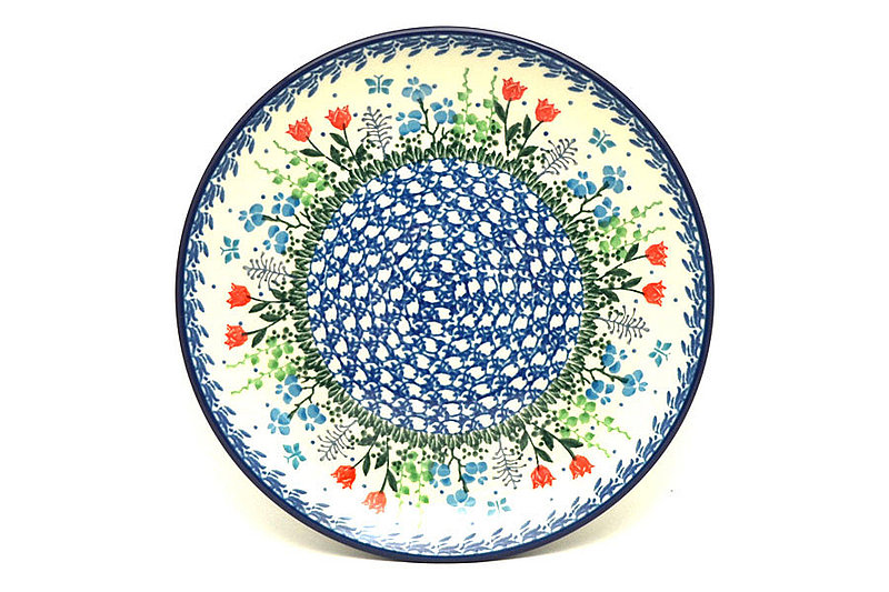 Ceramika Artystyczna Polish Pottery Plate - Salad/Dessert (7 3/4") - Tulip Horizon 086-2903a (Ceramika Artystyczna)