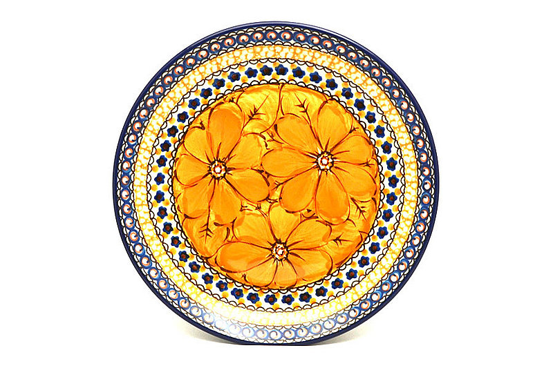 Ceramika Artystyczna Polish Pottery Plate - Salad/Dessert (7 3/4") - Unikat Signature U408B 086-U408B (Ceramika Artystyczna)