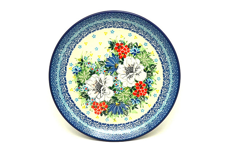 Ceramika Artystyczna Polish Pottery Plate - Salad/Dessert (7 3/4") - Unikat Signature U5156 086-U5156 (Ceramika Artystyczna)