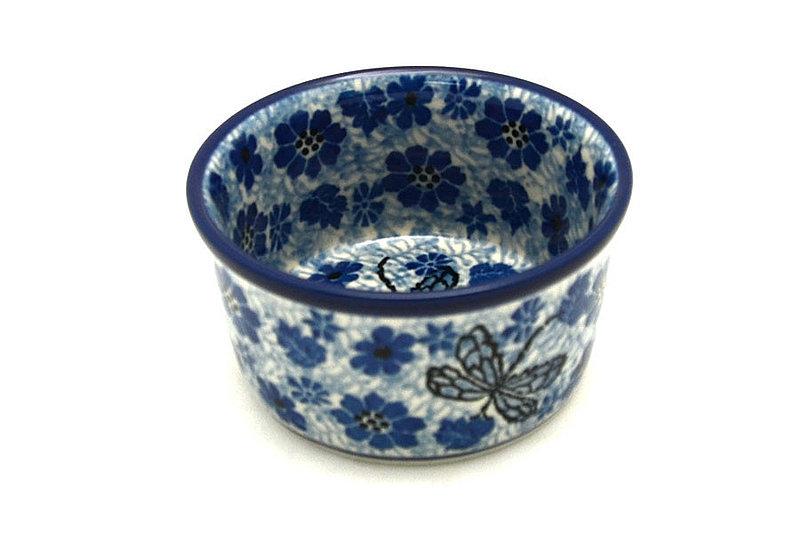 Ceramika Artystyczna Polish Pottery Ramekin - Hidden Dragonfly 409-1443a (Ceramika Artystyczna)