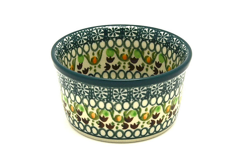Ceramika Artystyczna Polish Pottery Ramekin - Mint Chip 409-2195q (Ceramika Artystyczna)