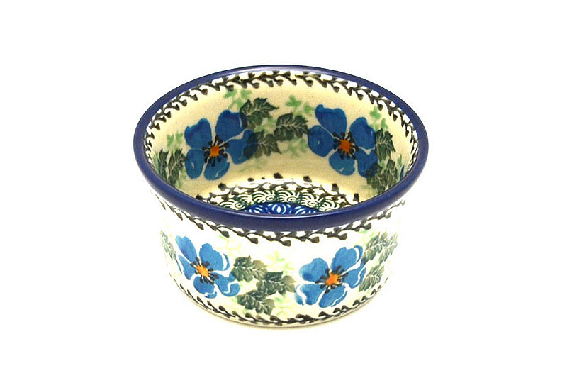 Ceramika Artystyczna Polish Pottery Ramekin - Morning Glory 409-1915a (Ceramika Artystyczna)