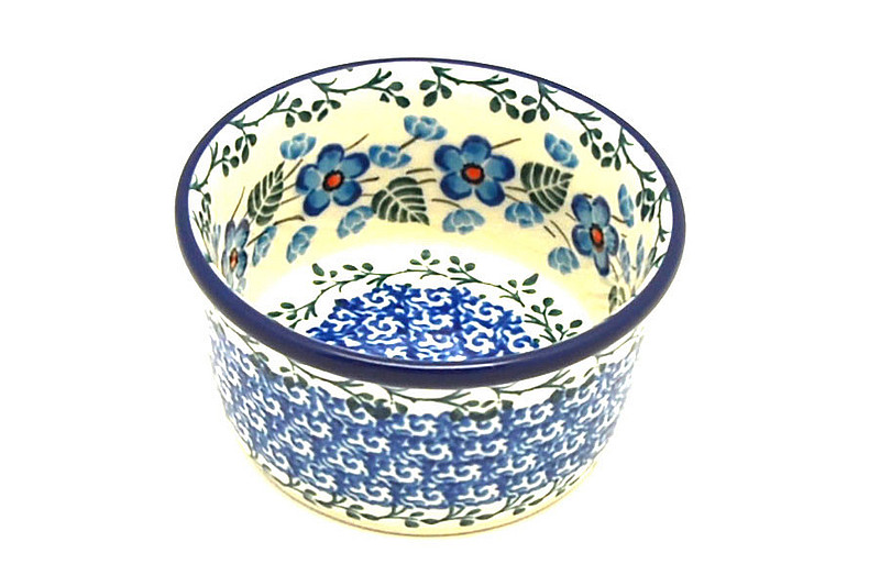 Ceramika Artystyczna Polish Pottery Ramekin - Parisian Posies 409-2272a (Ceramika Artystyczna)