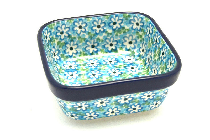 Ceramika Artystyczna Polish Pottery Ramekin - Square - Key Lime 428-2252a (Ceramika Artystyczna)