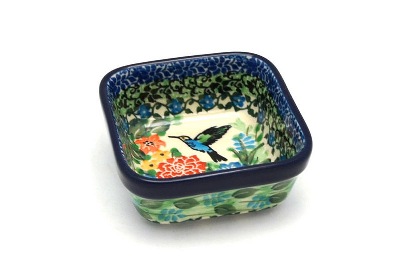 Ceramika Artystyczna Polish Pottery Ramekin - Square - Unikat Signature - U3271 428-U3271 (Ceramika Artystyczna)