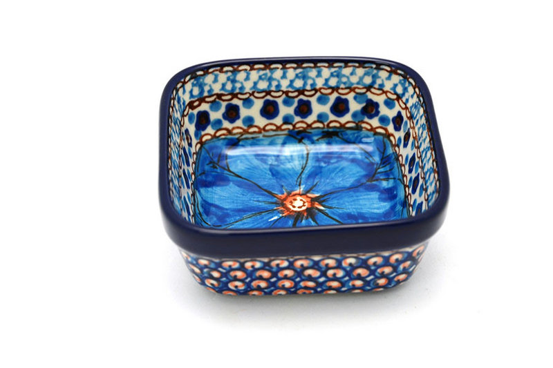 Ceramika Artystyczna Polish Pottery Ramekin - Square - Unikat Signature - U408C 428-U408C (Ceramika Artystyczna)