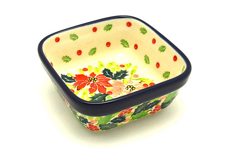 Ceramika Artystyczna Polish Pottery Ramekin - Square - Unikat Signature - U5054 428-U5054 (Ceramika Artystyczna)