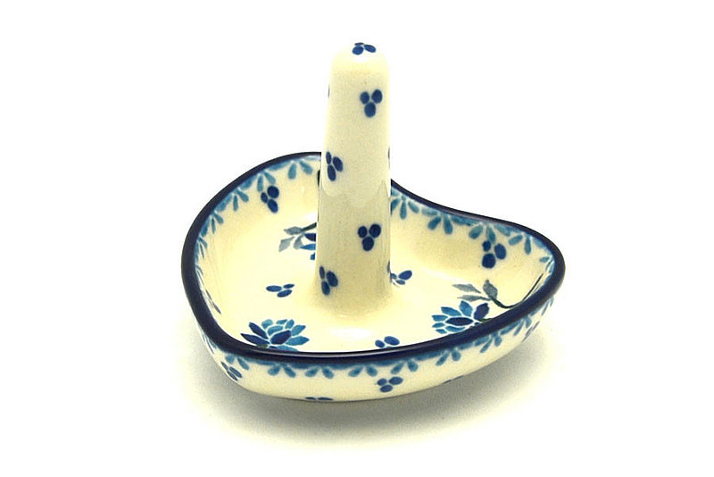 Ceramika Artystyczna Polish Pottery Ring Holder - Clover Field 904-2524a (Ceramika Artystyczna)