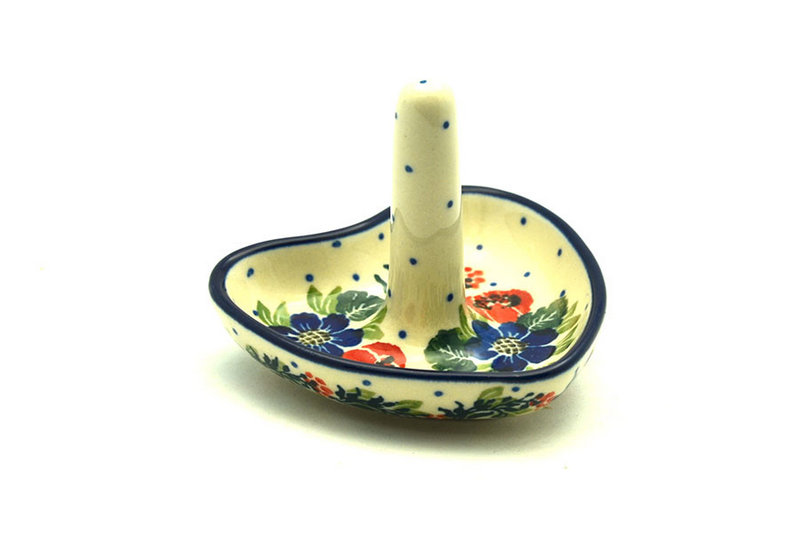 Ceramika Artystyczna Polish Pottery Ring Holder - Garden Party 904-1535a (Ceramika Artystyczna)