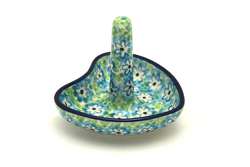 Ceramika Artystyczna Polish Pottery Ring Holder - Key Lime 904-2252a (Ceramika Artystyczna)