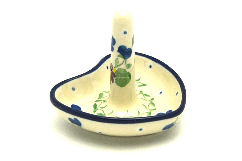 Ceramika Artystyczna Polish Pottery Ring Holder - Plum Luck 904-2509a (Ceramika Artystyczna)