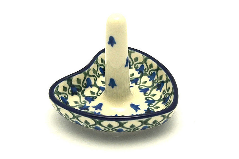 Ceramika Artystyczna Polish Pottery Ring Holder - Tulip Trellis 904-0585a (Ceramika Artystyczna)