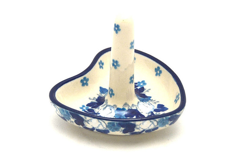 Ceramika Artystyczna Polish Pottery Ring Holder - White Poppy 904-2222a (Ceramika Artystyczna)