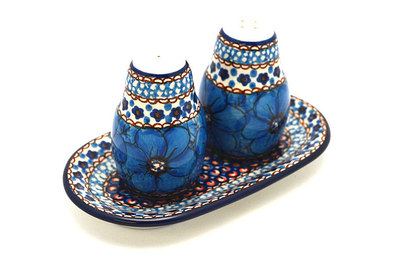 Ceramika Artystyczna Polish Pottery Salt & Pepper Set - Unikat Signature U408C 131-U408C (Ceramika Artystyczna)
