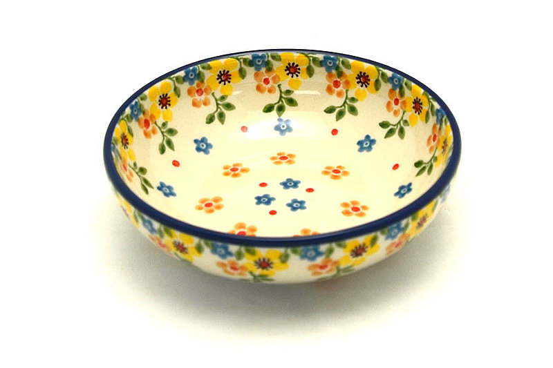 Polish Pottery Small Shallow Bowl - Buttercup