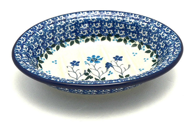 Ceramika Artystyczna Polish Pottery Soap Dish - Georgia Blue 510-2785a (Ceramika Artystyczna)