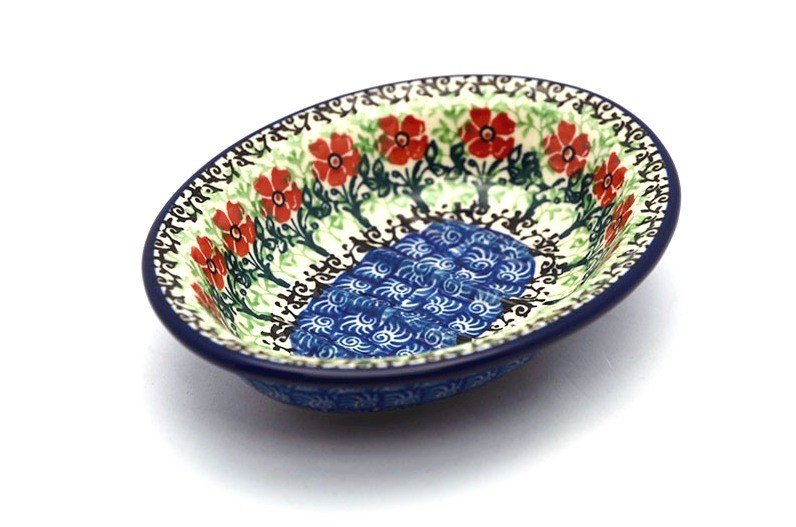 Polish Pottery Soap Dish - Maraschino