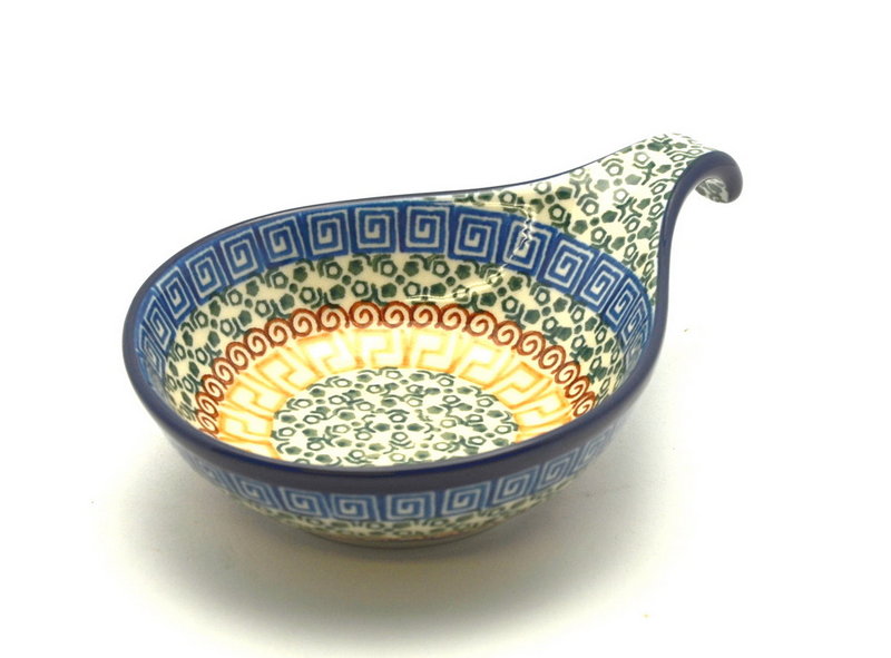 Polish Pottery Spoon/Ladle Rest  - Autumn