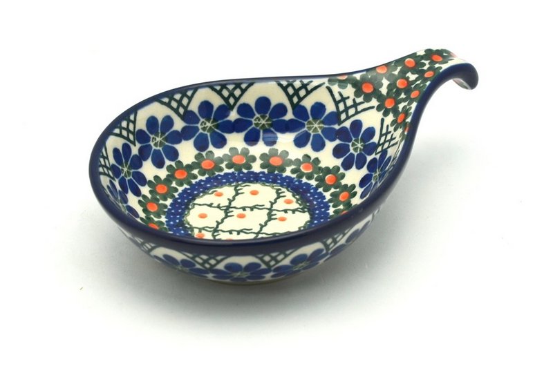 Ceramika Artystyczna Polish Pottery Spoon/Ladle Rest - Primrose 174-854a (Ceramika Artystyczna)