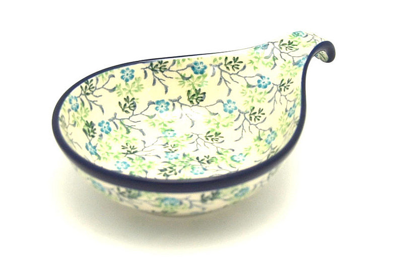 Polish Pottery Spoon/Ladle Rest  - Summer Ivy