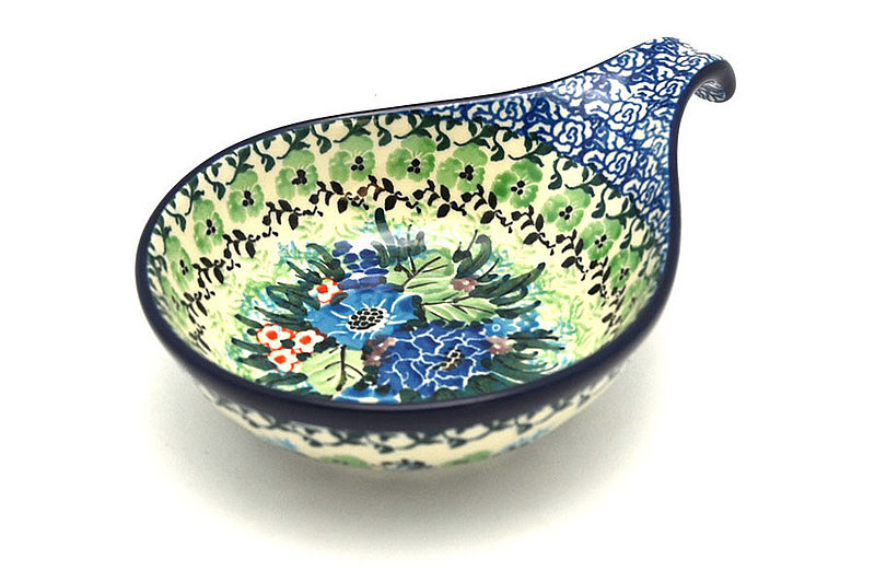 Ceramika Artystyczna Polish Pottery Spoon/Ladle Rest - Unikat Signature - U4572 174-U4572 (Ceramika Artystyczna)
