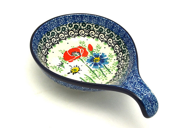 Ceramika Artystyczna Polish Pottery Spoon/Ladle Rest - Unikat Signature - U4968 174-U4968 (Ceramika Artystyczna)