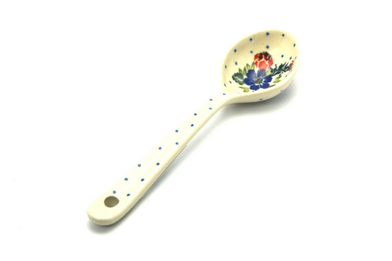 Ceramika Artystyczna Polish Pottery Spoon - Medium - Garden Party 590-1535a (Ceramika Artystyczna)