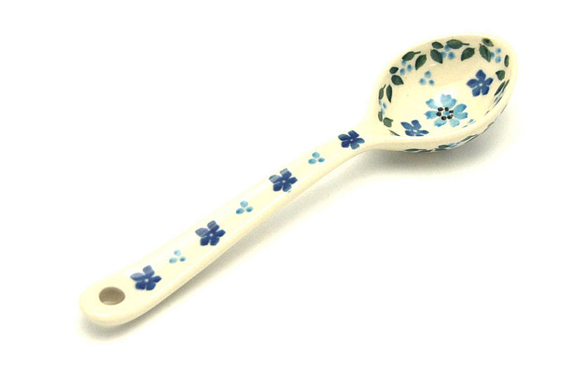 Polish Pottery Spoon - Medium - Georgia Blue
