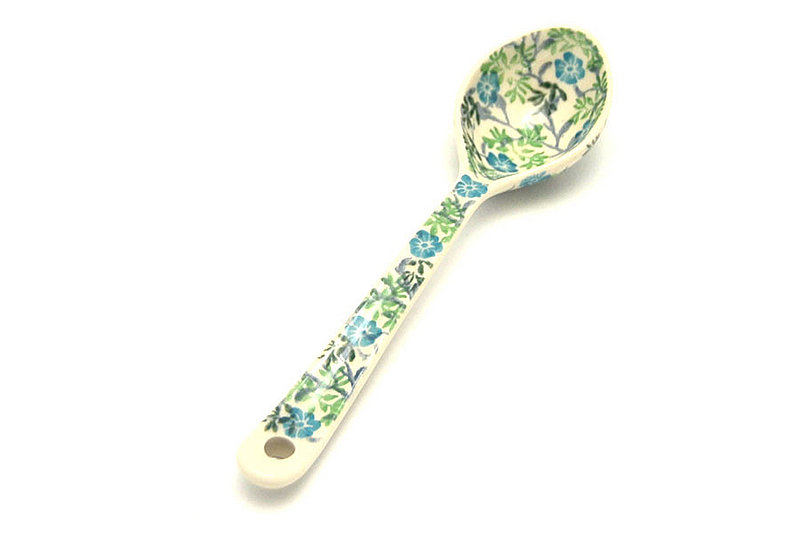 Polish Pottery Spoon - Medium - Summer Ivy