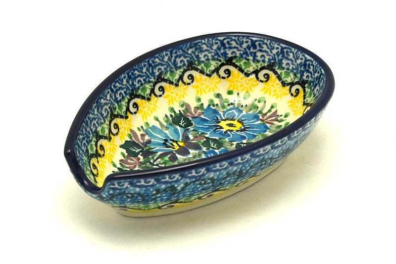 Ceramika Artystyczna Polish Pottery Spoon Rest - Unikat Signature - U4613 381-U4613 (Ceramika Artystyczna)