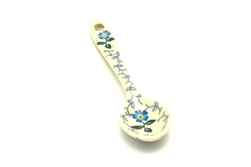 Polish Pottery Spoon - Small - Forget-Me-Knot