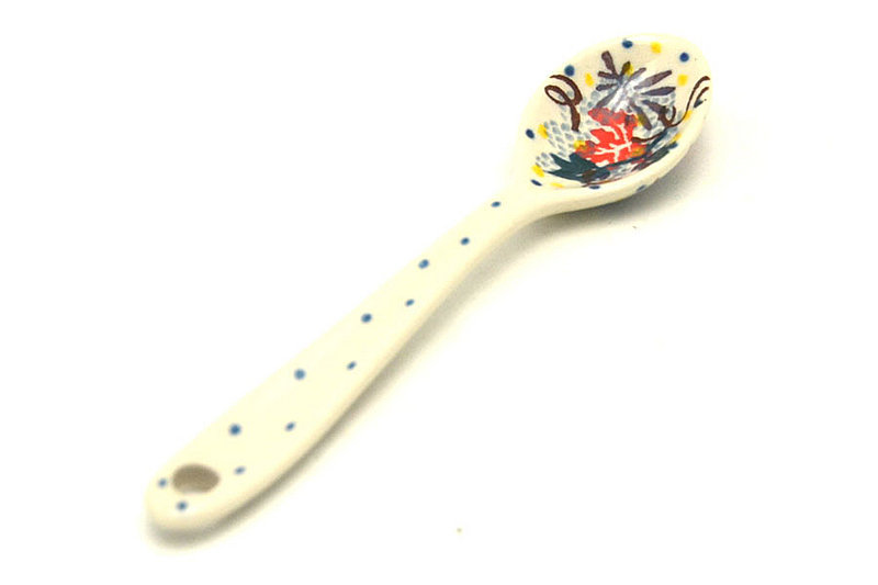 Ceramika Artystyczna Polish Pottery Spoon - Small - Unikat Signature U4741 592-U4741 (Ceramika Artystyczna)