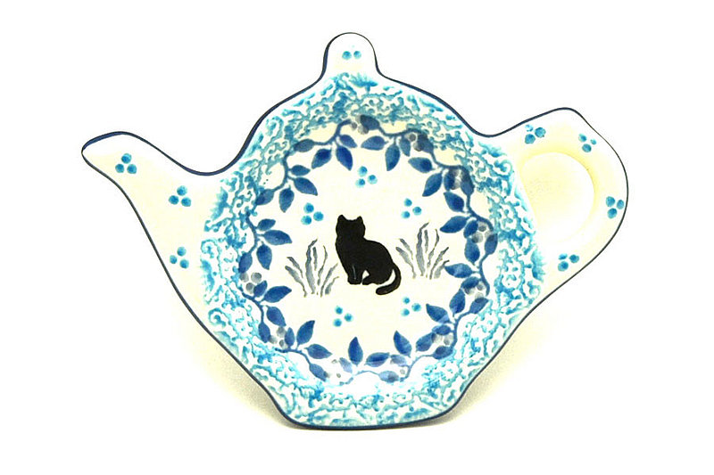 Ceramika Artystyczna Polish Pottery Tea Bag Holder - Sitting Pretty 766-2855a (Ceramika Artystyczna)
