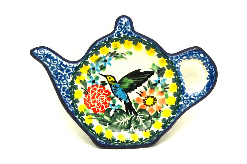 Ceramika Artystyczna Polish Pottery Tea Bag Holder - Unikat Signature - U3357 766-U3357 (Ceramika Artystyczna)
