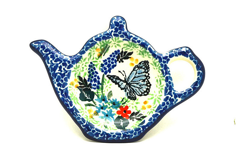 Ceramika Artystyczna Polish Pottery Tea Bag Holder - Unikat Signature - U4600 766-U4600 (Ceramika Artystyczna)